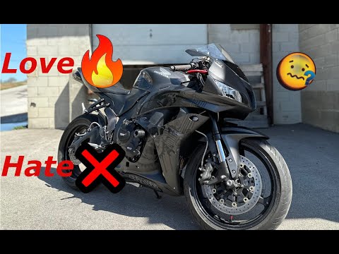 What I LOVE and HATE about my Honda CBR600RR
