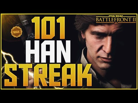 Battlefront-2 Max Level 1000 Han Solo 101 Killstreak- On Naboo