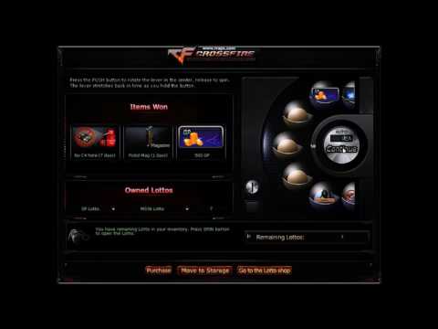 CrossFire Philippines   MG36 Lotto