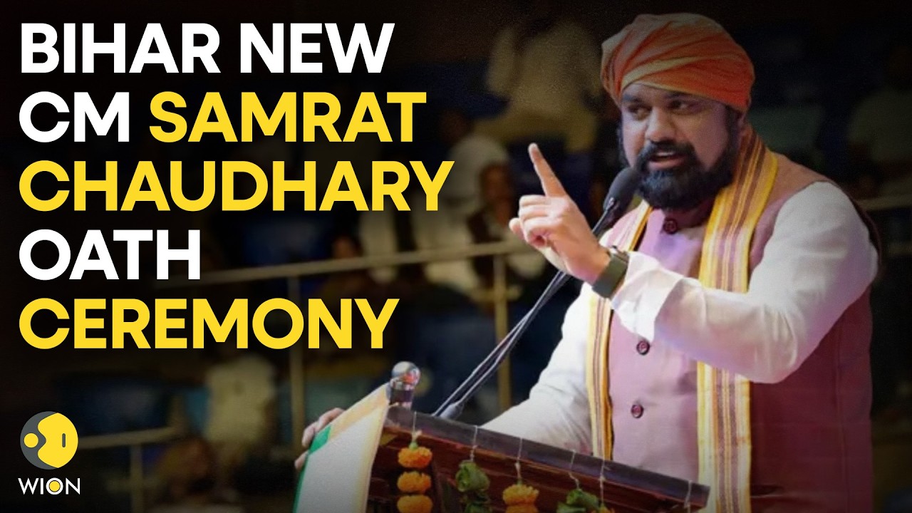 LIVE: Samrat Choudhary Takes Oath As Bihar CM, Big Political Shift | WION Live