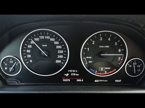 BMW 330e iPerformance (252hp) - Acceleration