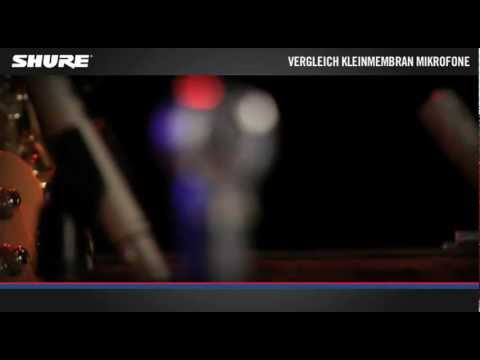 Vergleich: Shure Kleinmembran-Kondensatormikrofone