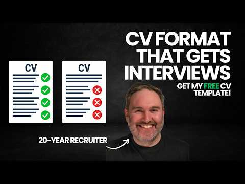This CV Format Gets Job Interviews – And Fast