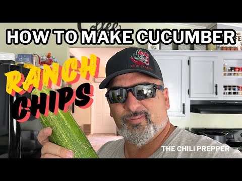 How I make freeze dried cucumber ranch chips when my garden starts producing like crazy!