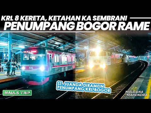 KRL BOGOR CUMA 8 KERETA SEMUA, KETAHAN SAMA KAJJ PULA! SEMANGAT! | MAUL'S TRIP
