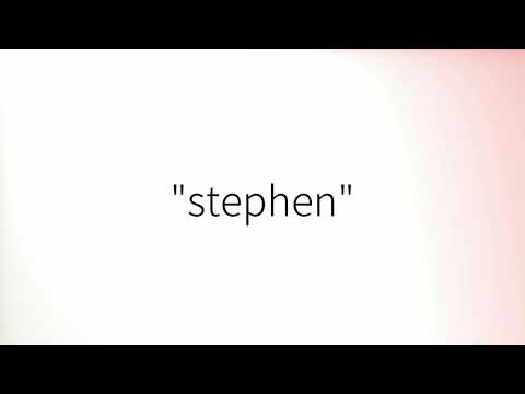 How to pronounce 'Stephen' (British English)