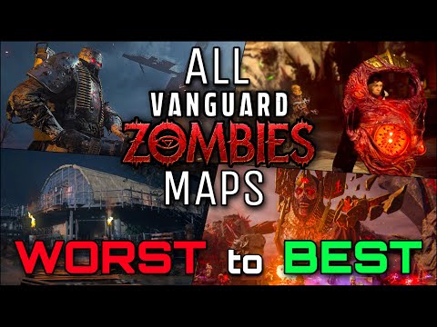 RANKING ALL VANGUARD ZOMBIES MAPS FROM WORST TO BEST!