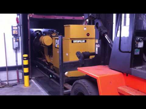 DPX Power: Loading Caterpillar 3412 900F generator set