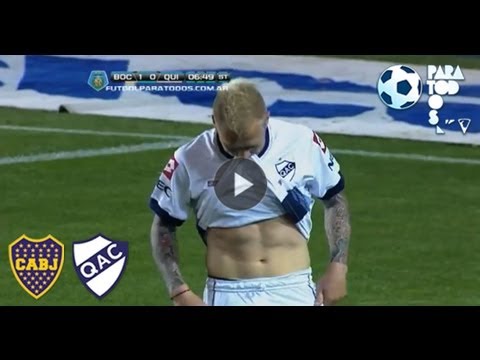 De ida y vuelta. Boca 1 - Quilmes 0. Fecha 9. Torneo Inicial 2013. Fútbol Para Todos