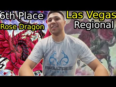 Yu-Gi-Oh! 6th Place Las Vegas Regional 🌹 Rose Dragon Deck Profile/ Combo! (Brady Volkman)
