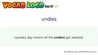 Video thumbnail for undies
