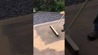 Sanding Block paved driveway