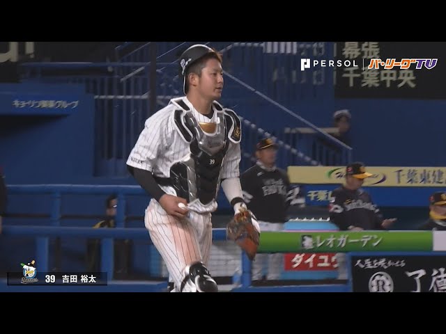 マリーンズ・吉田 ナイスプレーも...ヘルメットが気になる