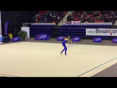 Florie Marion cerceau - Nat A 14/15 ans - France Besançon 2018
