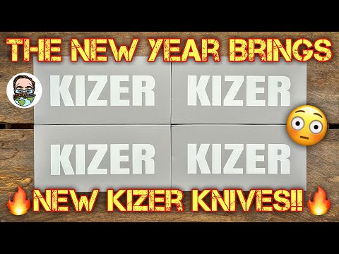 BRAND NEW KIZER KNIVES TO KICKOFF THE YEAR!! 2026 is already REALLY GOOD!! 😮‍💨🔥🔥