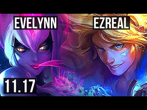 EVELYNN vs EZREAL (JUNGLE) | 18/1/12, Legendary, 300+ games, Rank 13 Eve | NA Grandmaster | v11.17