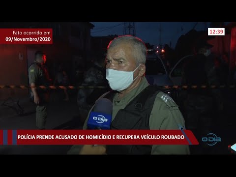 Polícia prende acusado de homicídio e recupera veículo roubado 05 03 2021