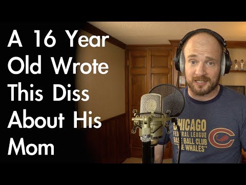 Video thumbnail for A 16 Year Old Wrote This Diss About His Mom