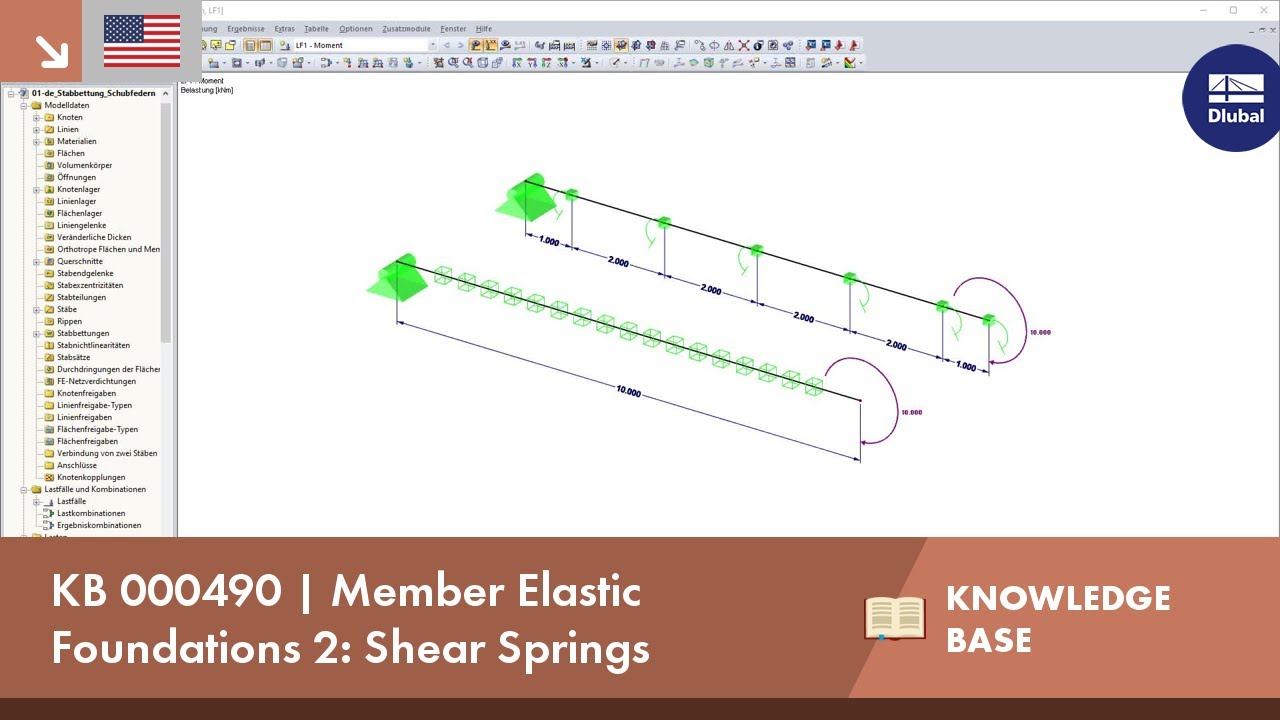 KB 000490 | Member Elastic Foundations 2: Shear Springs