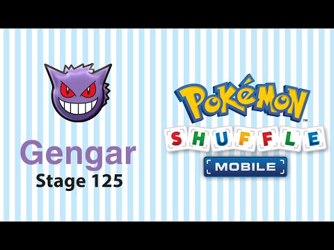 Pokemon Shuffle Mobile - Stage 125 - Gengar