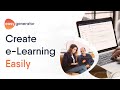 Create courses easily with Easygenerator | E-Learning Authoring Solution