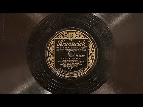 Crazy Quilt • Frank Trumbauer & His Orchestra (EMG Mark IX Gramophone)