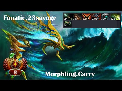 Dota 2 Pro Replay | Carry | Morphling [Fnatic.23Savage] | ~8613mmr | 7.26c