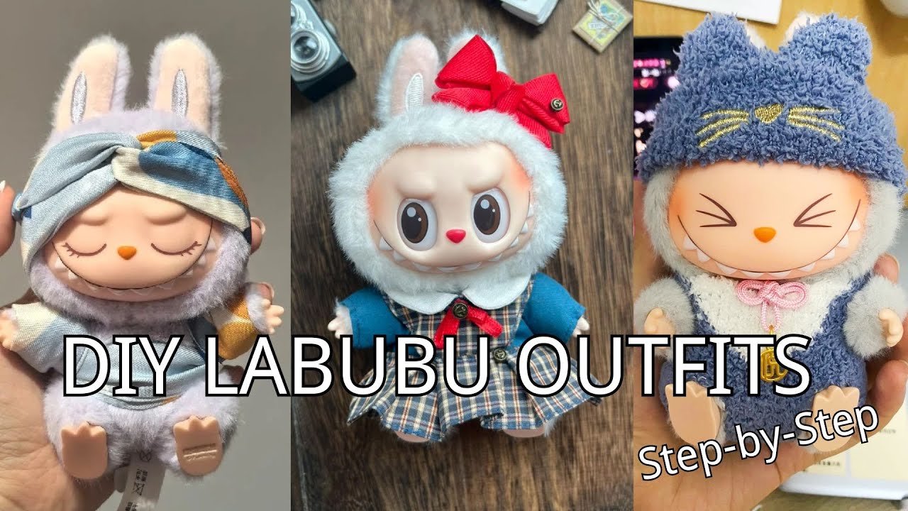 How to Make Adorable Doll Outfits (Labubu Style)