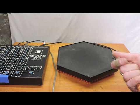 mrfixit- Simmons SDS-5 Drum 12 inch electronic drum pad from the 80s. . Ebay #135007677287