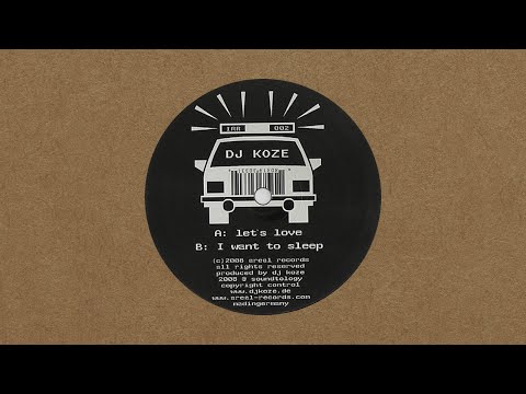 DJ Koze - I Want To Sleep [IRR 002]