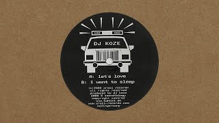 DJ Koze - I Want To Sleep [IRR 002]