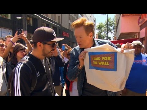 Conan goes to Mexico to raise wall funds