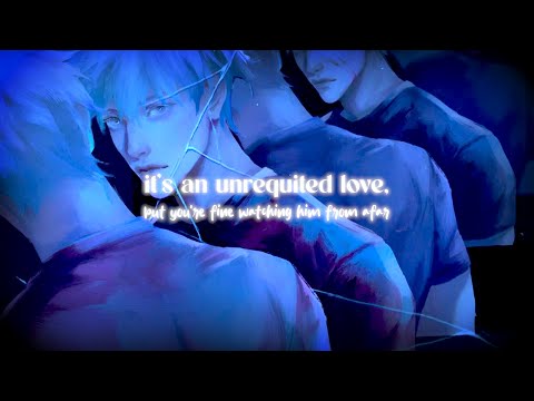 ˗ˏˋ 𝐩𝐨𝐯: it's an unrequited love, but you're fine watching him from afar ⤻ #gojo playlist