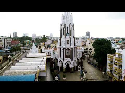 St. Mary's Basilica Bengaluru, Karnataka | Aerial India Tour | Famous Churches in India EP. 3