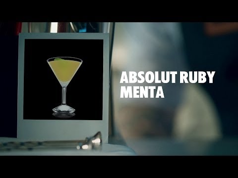 ABSOLUT RUBY MENTA DRINK RECIPE - HOW TO MIX