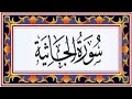 Surah AL JASIA(the Kneeling)سورة الجاثية - Recitiation Of Holy Quran - 45 Surah Of Holy Quran