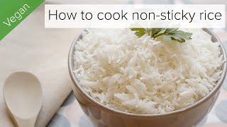 How to cook perfect fluffy, non sticky rice | Toast first garlic and rice recipe 🧄 🍚