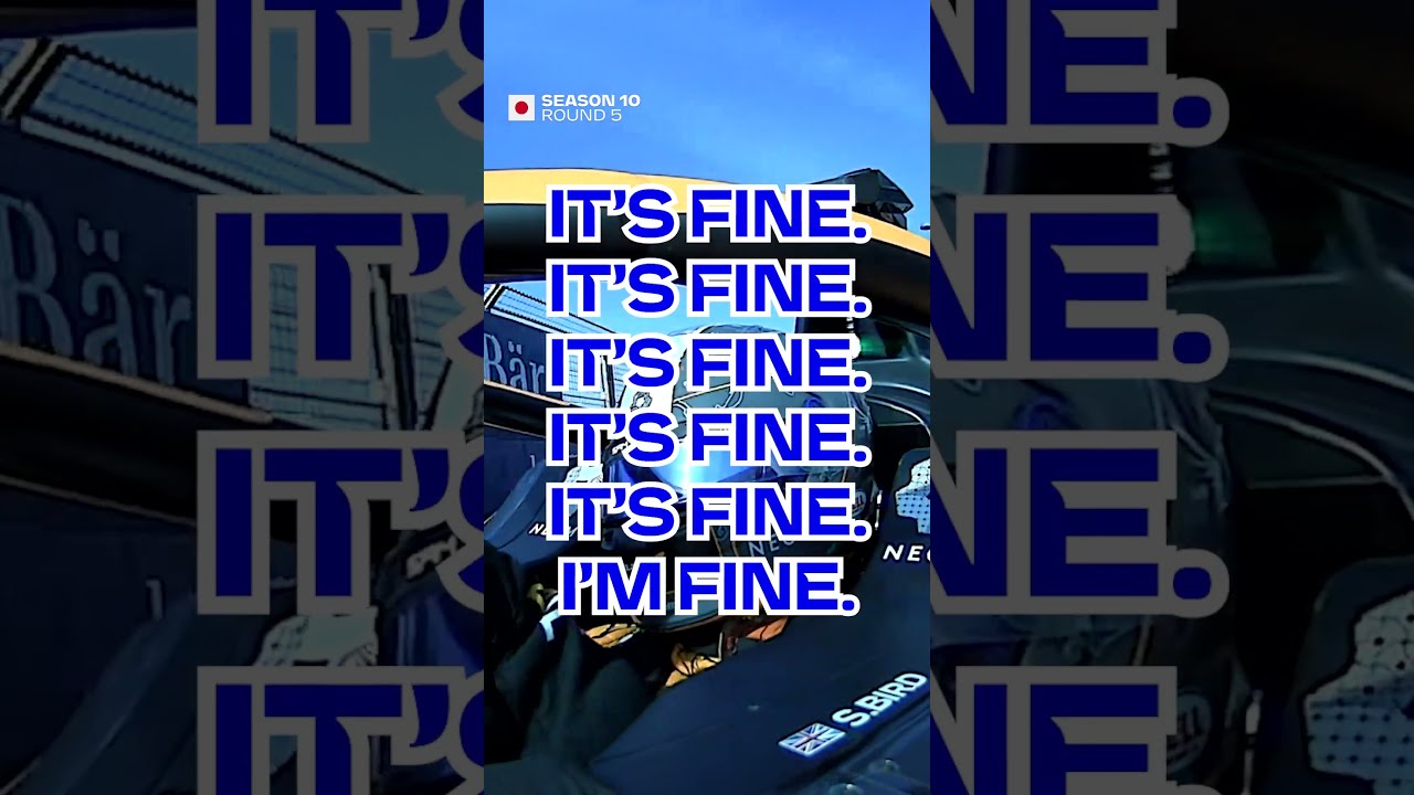"It's fine. It's fine. It's fine." — it was not fine.