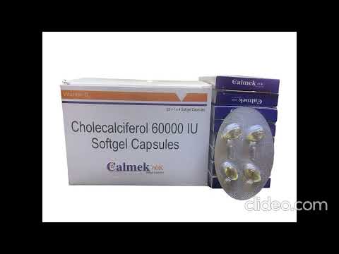 Cholecalciferol vitamin d3 capsules, 1x4, 60,000 iu