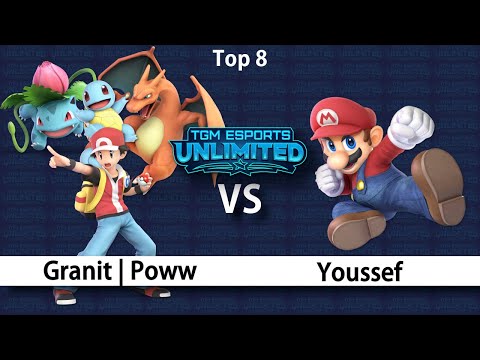 TGM eSports Unlimited - Top8 - Granit | Poww (Pokemon Trainer) vs. Youssef (Mario)