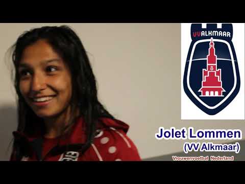 Jolet Lommen (VV Alkmaar) "snelheid en dieptre zoeken is mijn grootste wapenfeit"