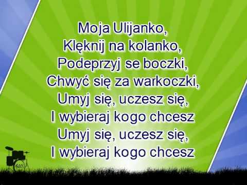 Karaoke dla dzieci - Moja Ulijanko - z linią melodyczną