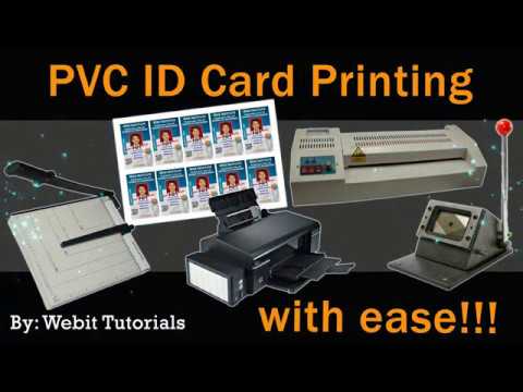 Plastic ID Badge Card Printer Dual Sided Identification Maker Machine with  Software - China Plastic Card Machine, ID Card Printing