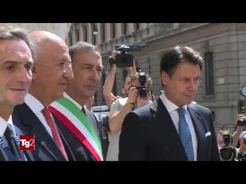 §.120/*** TG2+giorno+televideo 12/07/2019 PRERMier Conte: autonomie e "NON CONOSCO SAVOINI"