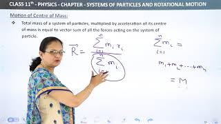 Class 11 Physics | Motion of Centre of Mass(Part -1) | Systems of Particles and Rotational Motion |