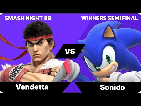4o4 Smash Night 89 - Vendetta(Ryu) vs Sonido(Sonic)