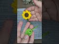 Marca Página de Girassol em Crochê