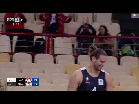 Ολυμπιακός - Απόλλων | Αποθέωση και... "καρδούλα" του Μπόγρη στην εξέδρα | 16/01|2023 | ΕΡΤ