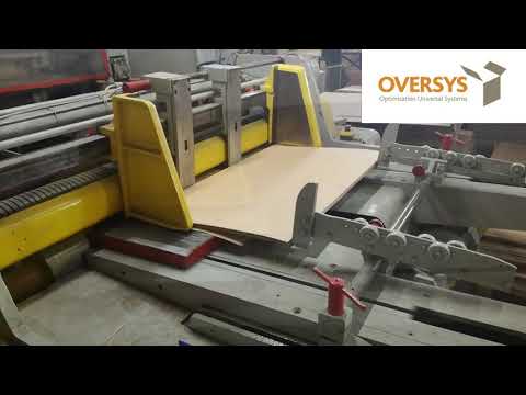 IDEO OVERSYS U49960519 S&S DIEMASTER FLAT BED DIE CUTTER WITH 1 PRINTER