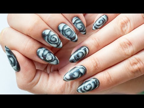 Akwarelowe zdobienie paznokci ♡ Red Lipstick Monster ♡